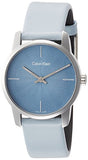 Calvin Klein City Blue Dial Blue Leather Strap Watch for Women - K2G231VN Authentic Buy Shop Now