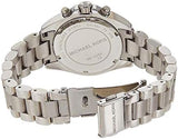 Michael Kors Bradshaw Chronograph Blue Dial Silver Steel Strap Watch For Women - MK6098 Authentic Buy Shop Now