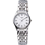 Longines Lyre White Dial Silver Stainless Steel Watch for Women - L4.259.4.11.6 Authentic Buy Shop Now