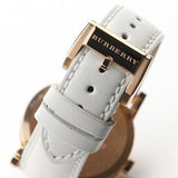 Burberry The City White Dial White Leather Strap Watch for Women - BU9108 Authentic Buy Shop Now