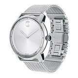 Movado Bold Silver Dial Silver Mesh Bracelet Watch For Men - 3600260 Authentic Buy Shop Now