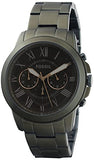 Fossil Grant Chronograph Olive Green Dial Green Steel Strap Watch for Men - FS5375 Authentic Buy Shop Now