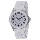Marc Jacobs Pelly White Dial White Silicone Strap Watch for Women - MBM2503 Authentic Buy Shop Now