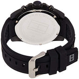 Tommy Hilfiger Decker Black Dial Black Rubber Strap Watch for Men - 1791352 Authentic Buy Shop Now