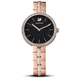 Swarovski Cosmopolitan Black Dial Rose Gold Steel Strap Watch for Women - 5517797 Authentic Buy Shop Now