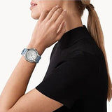 Michael Kors Sidney Chambray Multifunction Blue Dial Blue Silicone Strap Watch For Women - MK7220 Authentic Buy Shop Now