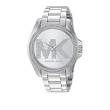Michael Kors Bradshaw Quartz Silver Dial Silver Steel Strap Watch For Women - MK6554 Authentic Buy Shop Now