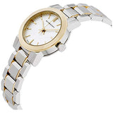 Burberry The City Silver Dial Two Tone Steel Strap Watch for Women - BU9217 Authentic Buy Shop Now