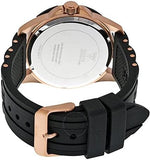 Guess Oasis Black Dial Two Tone Steel Strap Watch for Men - W0366G3 Authentic Buy Shop Now
