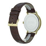 Hugo Boss Corporal White Dial Brown Leather Strap Watch for Men - 1513640 Authentic Buy Shop Now
