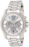 Michael Kors Bradshaw Chronograph Silver Dial Silver Steel Strap Watch For Women - MK6537 Authentic Buy Shop Now