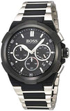Hugo Boss Supernova Black Dial Two Tone Steel Strap Watch for Men - 1513368 Authentic Buy Shop Now