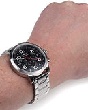 Tommy Hilfiger Jake Chronograph Black Dial Silver Steel Strap Watch for Men - 1791234 Authentic Buy Shop Now