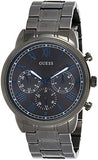 Guess Hendrix Chronograph Gunmetal Dial Gunmetal Steel Strap Watch for Men - W1309G3 Authentic Buy Shop Now
