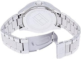 Tommy Hilfiger Erik Chronograph Blue Dial Silver Steel Strap Watch for Men - 1791366 Authentic Buy Shop Now
