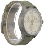 Tissot T Sport Chrono XL Beige Dial Green Nylon Strap Watch for Men - T116.617.37.267.00 Authentic Buy Shop Now
