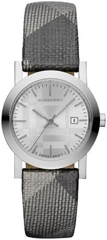 Burberry The City Silver Dial Multicolored Leather Strap Watch for Women - BU1873 Authentic Buy Shop Now