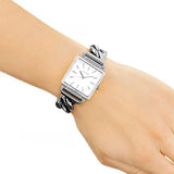 Guess Vanity Diamonds White Dial Silver Steel Strap Watch for Women - W1030L1 Authentic Buy Shop Now
