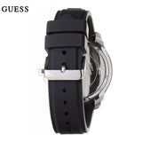 Guess Tread Black Dial Black Rubber Strap Watch for Men - W0967G1 Authentic Buy Shop Now