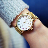 Marc Jacobs Baker White Dial Rose Gold Steel Strap Watch for Women - MBM3441 Authentic Buy Shop Now