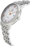 Omega De Ville Prestige Co Axial Silver Dial Silver Steel Strap Watch for Men - 424.10.40.20.02.004 Authentic Buy Shop Now