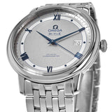 Omega De Ville Prestige Co-Axial Rhodium Silver Dial Silver Steel Strap Watch for Men - 424.10.40.20.02.001 Authentic Buy Shop Now