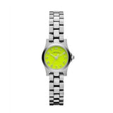 Marc Jacobs Henry Yellow Dial Silver Steel Strap Watch for Women - MBM3201 Authentic Buy Shop Now