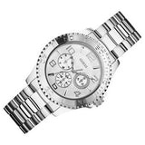 Guess BFF Multifunction Silver Dial Silver Steel Strap Watch for Women - W0231L1 Authentic Buy Shop Now