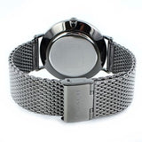 Coach Charles Black Dial Grey Mesh Bracelet Watch for Men - 14602145 Authentic Buy Shop Now