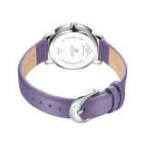 Coach Delancey White Dial Purple Leather Strap Watch for Women - 14502886 Authentic Buy Shop Now