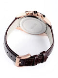 Hugo Boss Driver Sport Chronograph Brown Dial Brown Leather Strap Watch for Men - 1513093 Authentic Buy Shop Now