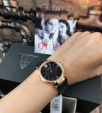 Guess Soho Diamonds Black Dial Black Mesh Bracelet Watch for Women - W0638L5 Authentic Buy Shop Now