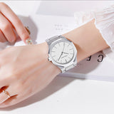 Michael Kors Channing Quartz White Dial Two Tone Steel Strap Watch For Women - MK6649 Authentic Buy Shop Now