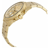 Armani Exchange Drexler Chronograph Gold Dial Gold Steel Strap Watch For Men - AX2602 Authentic Buy Shop Now