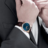 Tissot T Classic Tradition Blue Dial Brown Leather Strap Watch For Men - T063.610.36.047.00 Authentic Buy Shop Now