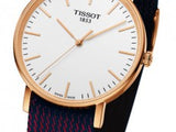 Tissot T Classic Everytime Medium White Dial Two Tone NATO Strap Watch for Men - T109.410.38.031.00 Authentic Buy Shop Now