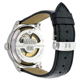 Tissot T Classic Le Locle Automatic Silver Dial Black Leather Strap Watch For Men - T41.1.423.33 Authentic Buy Shop Now