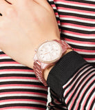 Michael Kors Ritz Chronograph Rose Gold Dial Rose Gold Steel Strap Watch For Women - MK6753 Authentic Buy Shop Now