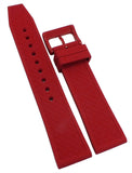Tommy Hilfiger Denim Quartz Red Dial Red Rubber Strap Watch for Men - 1791323 Authentic Buy Shop Now