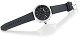 Tommy Hilfiger Decker Black Dial Black Leather Strap Watch for Men - 1791563 Authentic Buy Shop Now