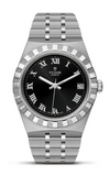 Tudor Royal Automatic Black Dial Silver Steel Strap Watch for Men - M28600-0003 Authentic Buy Shop Now