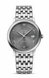 Omega De Ville Prestige Co-Axial Automatic Grey Dial Silver Steel Strap Watch for Men - 424.10.40.20.06.001 Authentic Buy Shop Now