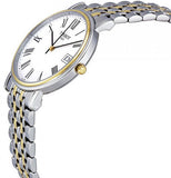 Tissot T Classic Desire White Dial Two Tone Watch For Men - T52.2.481.13 Authentic Buy Shop Now