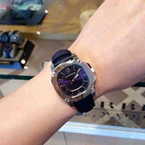 Burberry The Britain Blue Dial Blue Leather Strap Watch for Women - BBY1716 Authentic Buy Shop Now
