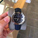 Burberry The Britain Blue Dial Blue Leather Strap Watch for Women - BBY1716 Authentic Buy Shop Now