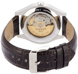 Tissot T Classic T One Automatic Silver Dial Brown Leather Strap Watch For Men - T038.430.16.037.00 Authentic Buy Shop Now