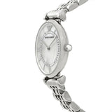 Emporio Armani Gianni T-Bar Mother of Pearl Dial Silver Stainless Steel Watch For Women - AR1908 Authentic Buy Shop Now