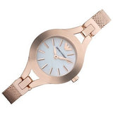 Emporio Armani Chiara Analog White Dial Rose Gold Steel Strap Watch For Women - AR7329 Authentic Buy Shop Now
