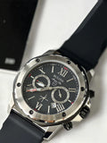 Bulova Marine Star Chronograph Black Dial Black Rubber Strap Watch for Men - 98B127 Authentic Buy Shop Now