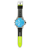 Diesel Mr. Daddy 2.0 Chronograph Black Dial Grey Nylon Strap Watch For Men - DZ7429 Authentic Buy Shop Now